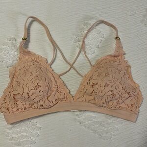 Pink Aerie Strappy Bralette - Medium
